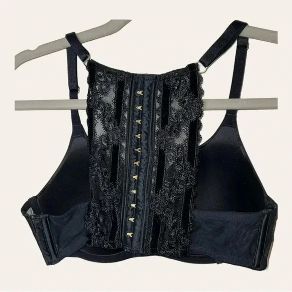 VICTORIA’S SECRET BLACK LACE‎ BRA SIZE 34D - Picture 6 of 9